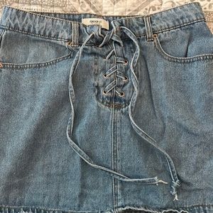 Forever 21 Jean skirt size 29 gently worn